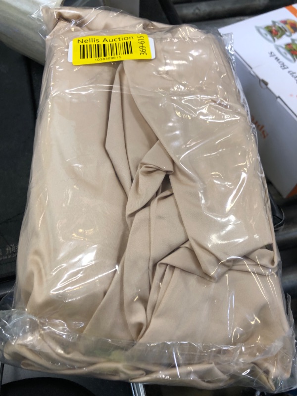 Photo 1 of 100% Egyptian Cotton Fitted Sheet Twin Size, 600 Thread Count, Single Fitted Sheet Only,8”-16" Deep Pocket Sheet, Soft & Elastic Sateen Weave Bottom Sheet for Home(Beige, Twin)