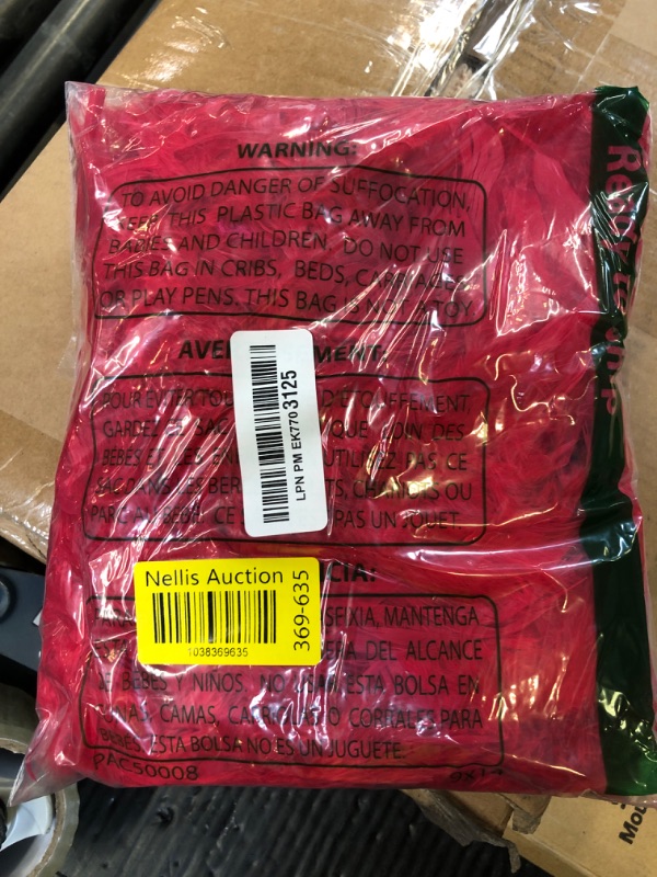 Photo 1 of THARAHT Red Chandelle Turkey Feather Boa 2 Yards 60g for DIY Craft Home Dancing Wedding Party Halloween Costume Decoration Feather Boa
