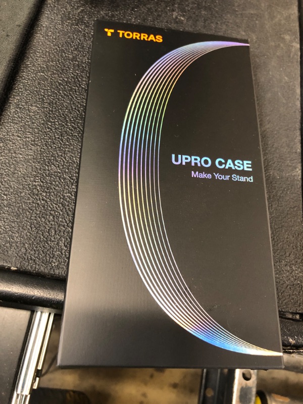 Photo 1 of TORRAS Magnetic UPRO™ Ostand for iPhone 13 Pro Max Case [Compatible with MagSafe] Adjustable Stand [Never Yellow] [MIL-Grade Protection] Hard Clear Case for iPhone 13 Pro Max, 6.7'', Blue Clear