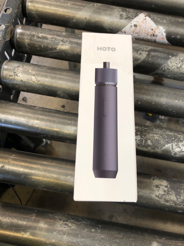 Photo 1 of HOTO Electric Screwdriver Rechargeable, 3.6V Cordless Screwdriver Set USB-C, 3 Torque Settings, 1500mAh Battery, LED Light & 12 S2 Metal Bits for Furniture/Electrical Repairs