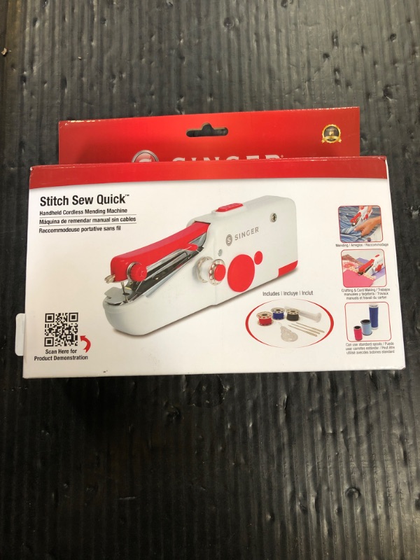 Photo 1 of SINGER Stitch Sew Quick Portable Mending Machine - Single Thread Machine for Quick Repairs
