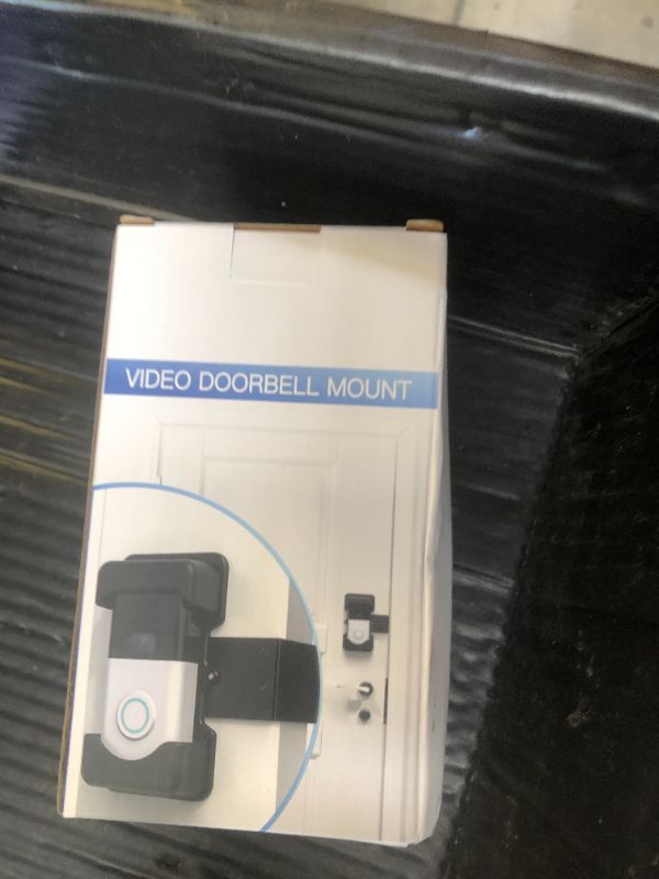 Photo 1 of COOLWUFAN Anti-Theft Video Doorbell Mount, Adjustable Height(3.7’’-5.1’’), Compatible with Most Brand Video Doorbell, No-Drill Mounting Bracket for Most Brand Video Bell