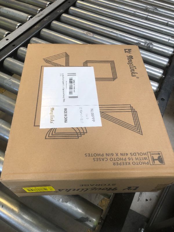 Photo 1 of novelinks 4" x 6" Photo Organizer Box with Handle – 16 Inner Photo Storage Cases, Holds 1600 Photos, Portable Picture Keeper with Secure Snap Closures – White