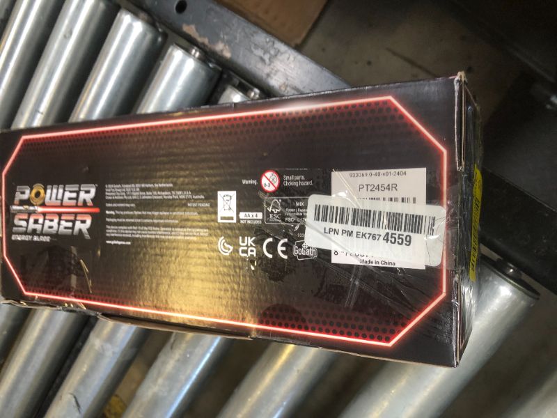 Photo 1 of Power Saber Energy Blade Red | First Ever Automatic Saber | Auto Extending & Retracting Saber | Extends 35" (90cm) | Motion Based SFX | Ages 6+ | by Goliath