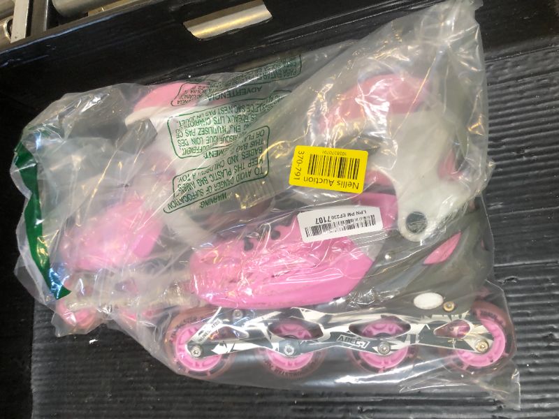 Photo 1 of SUPER YOUNGSTER Adjustable Inline Skates for Boys Girls Ages 4-12 with Light Up Wheels, Roller Skates Blades for Youth Kids Indoor & Outdoor Beginners