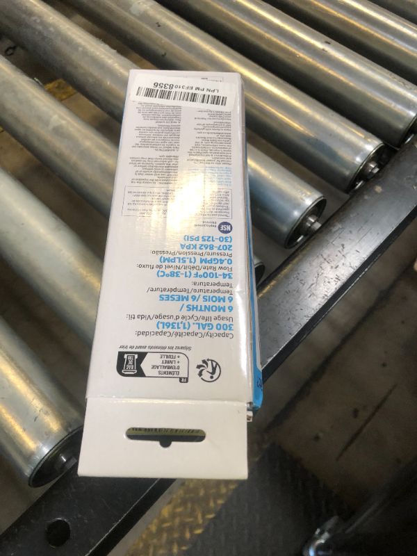 Photo 1 of SAMSUNG Genuine Filter for Refrigerator Water and Ice, Carbon Block Filtration, Reduces 99% of Harmful Contaminants for Clean, Clear Drinking Water, 6-Month Life, HAF-QIN/EXP, 1 Pack