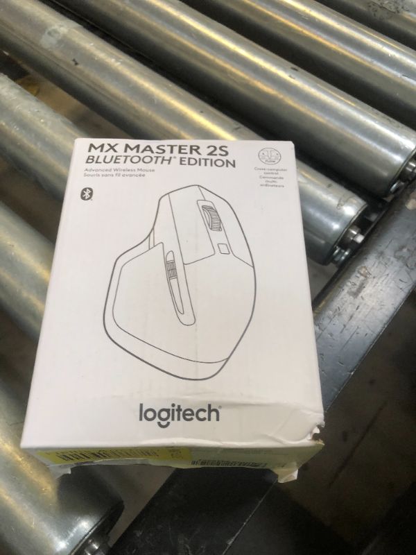 Photo 1 of Logitech MX Master 2S Bluetooth Edition Wireless Mouse – Use on Any Surface, Hyper-Fast Scrolling, Ergonomic, Rechargeable, Control Up to 3 Apple Mac and Windows Computers - Graphite