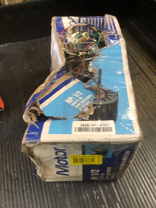 Photo 1 of DL1056 Sleeve Bearing Direct Drive Blower Motor 1/2 HP, 1075 RPM, 3 Speed, 115 Volts 8 Amps, 48 Frame, Sleeve Bearing Compatible with A.O.Smith/Century/GE/Fasco/Emerson/Franklin/Dayton