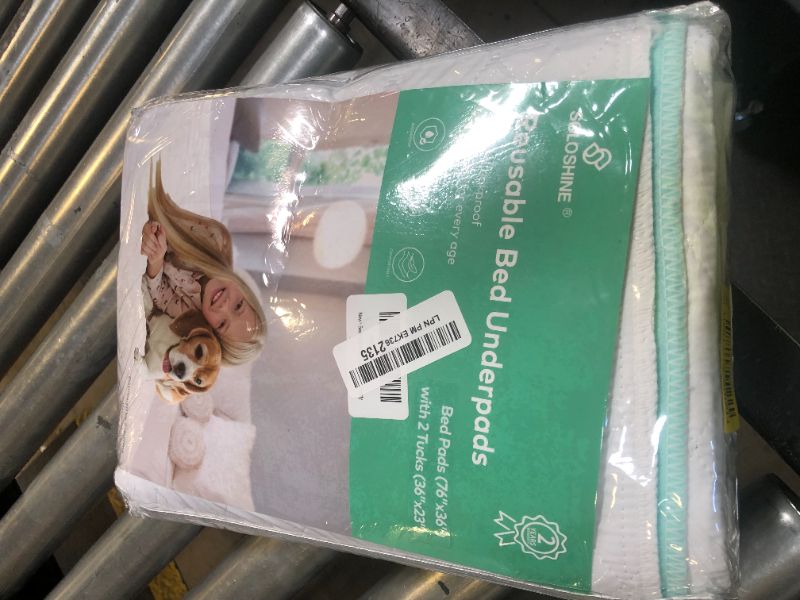 Photo 1 of Bed Pads Washable Waterproof, King (76" x 36", Pack of 1) Incontinence Bed Pads & Pee Pads, Perfect for Kids, Adults and Elderly