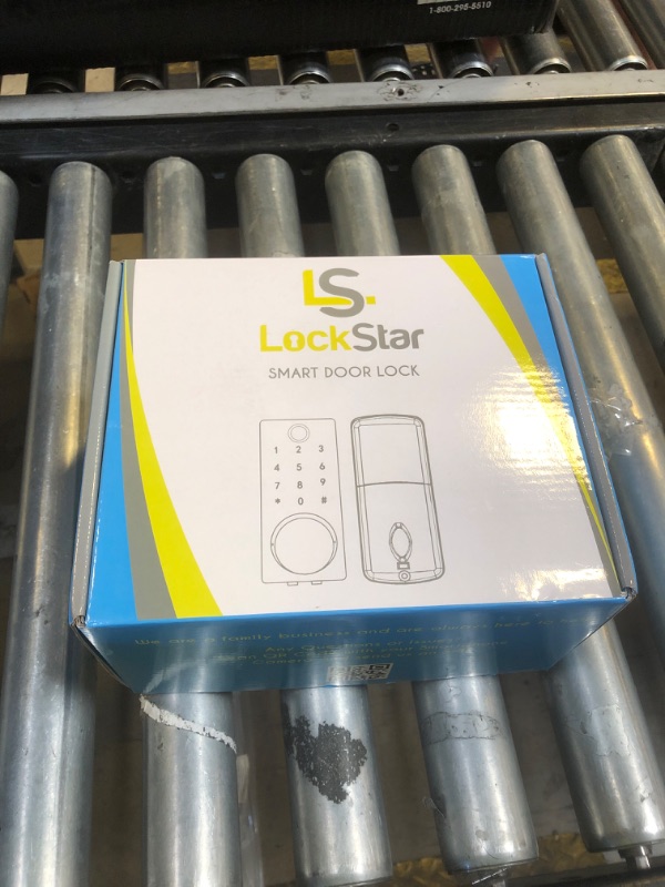Photo 1 of LOCKSTAR® Smart Door Lock • Keyless Entry Deadbolt Door Lock • Multiple Entry Methods – APP • Fingerprint Touch ID • Keypad Code • Card FOB • Traditional Key • Smart Home Devices