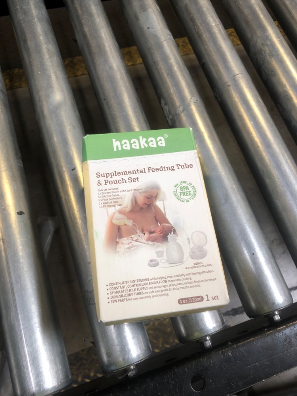 Photo 1 of haakaa Supplemental Feeding Tube & Pouch Set,Baby Supplemental Nursing System,SNS Breastfeeding System,Food Grade Silicone