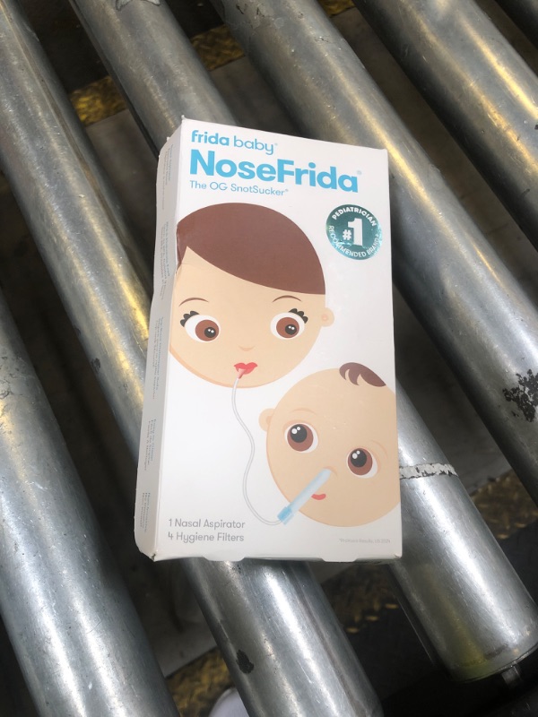 Photo 1 of Frida Baby NoseFrida SnotSucker for Baby, Nasal Aspirator for Baby, Nose Sucker Nasal Aspirator for Allergy Relief + Congestion Relief, FSA/HSA Eligible
