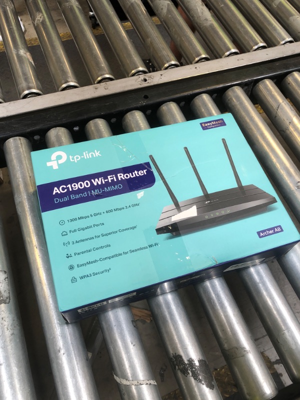 Photo 1 of TP-Link AC1900 Smart WiFi Router (Archer A8) -High Speed MU-MIMO Wireless Router, Dual Band Router for Wireless Internet, Gigabit, Supports Guest WiFi