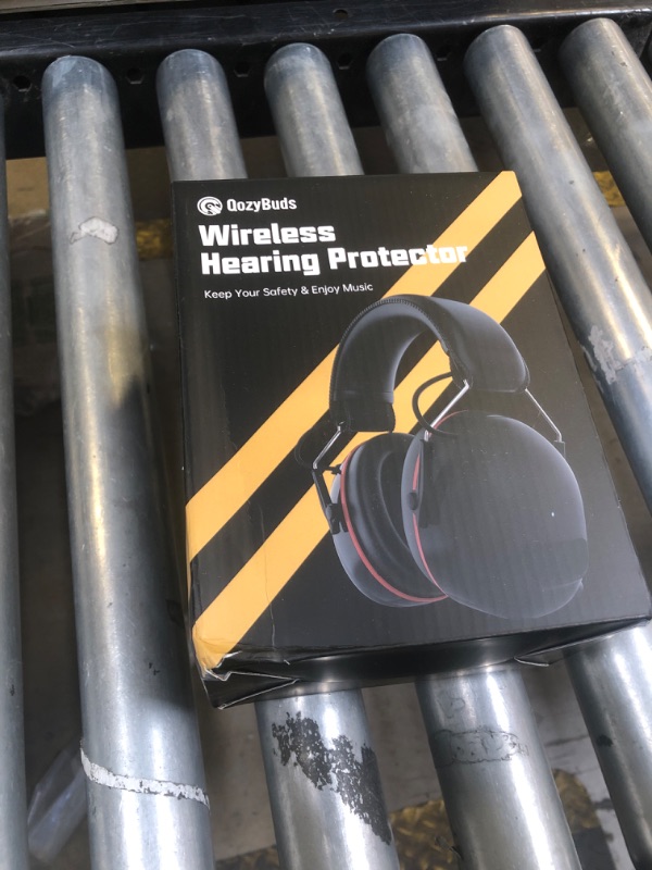 Photo 1 of Bluetooth 5.4 Hearing Protection Headphones with 120H Working Time, 30dB SNR, Superior Stereo Sound Quality, Larger Buttons for Easy Operation, Safety Ear Muffs for Lawn Mowing, Workshops-Black