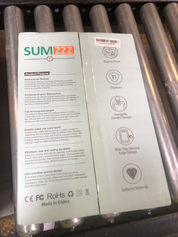 Photo 1 of Titanium Cutting Board for Kitchen, Cutting Board Double Sided Food Grade, Pure Titanium and Wheat Straw PP, Dishwasher Safe Easy to Clean Large Size 16”×11”