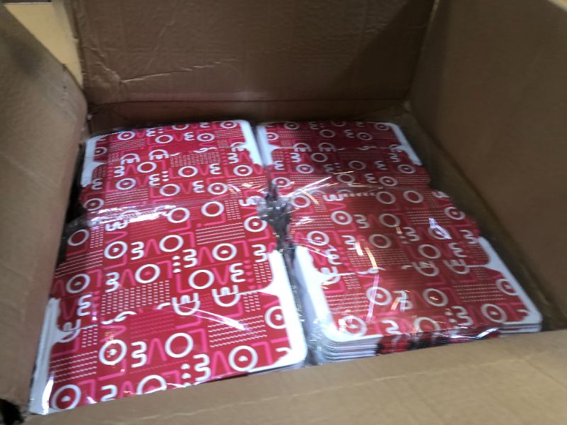 Photo 1 of Crtiin 960 Pack Valentine's Day Bakery Treat Boxes 5.1 x 5.1 x 3.2 Inch Bulk Valentines Cupcake Boxes with Window for Holiday Pastries Wedding Cookie Doughnut Brownies Classroom Parties Gift Giving
