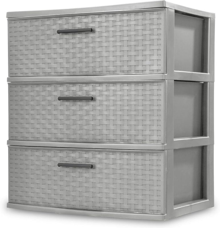 Photo 1 of 3 Drawer Wide Weave Tower