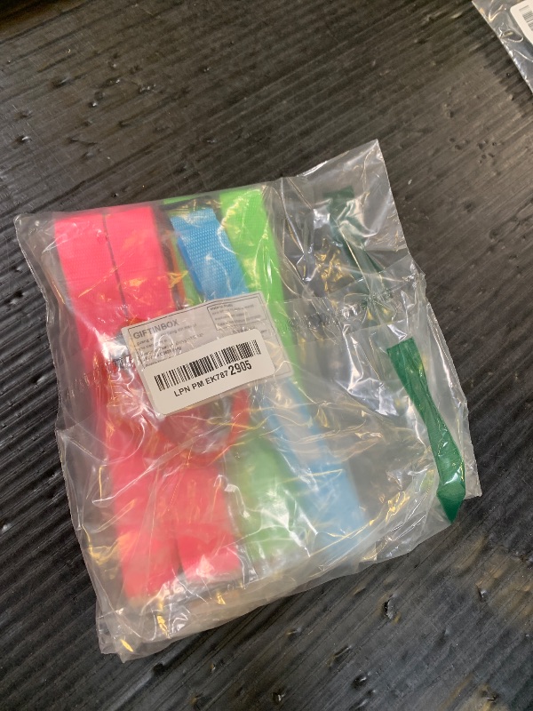 Photo 1 of GIFTINBOX 12/6 PCS LED Light Up Bracelets for Kids Adults, LED Glow Flashing Arm Wrist Bands, Glow in The Dark Party Supplies for Night Events, Festivals. Party Favors For Concerts Rave Sports