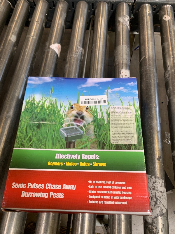 Photo 1 of 8Pack Mole Repellent Solar Powered Vole Repellent Outdoor Gopher Repeller Ultrasonic for Lawn Garden,Waterproof Sonic Mole Spikes,Get Rid of Moles Remover Groundhog Chipmunk(Black)