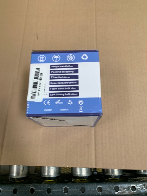 Photo 1 of 3 Packs  And Carbon Monoxide Detector Powered by Battery,Portable Smoke Detector Carbon Monoxide Detector Combo with Large LCD Display, Fire Alarm Smoke Detector for Home,Kitchen