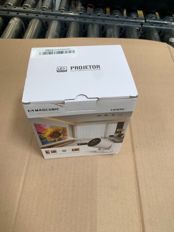 Photo 1 of Magcubic Mini Projector 4K support with WiFi 6 and Bluetooth 5.4, 5w Soundbase Speaker, Auto Vertical Keystone 180°Rotatable Portable Proyector for Home Bedroom Outdoor HY300Pro+
