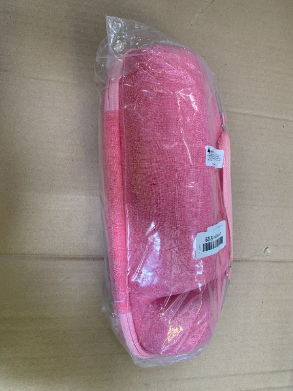 Photo 1 of Silicone Cover and Hard Travel Case for JBL Charge 4 / Charge 5 Portable Bluetooth Speaker Accessories (Pink Case, NOT for Wi-Fi Version)