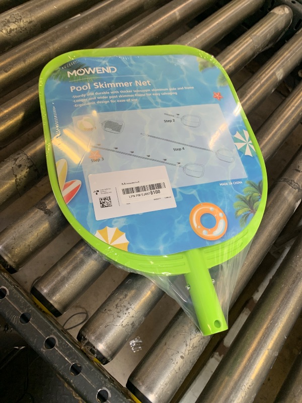 Photo 1 of ?Upgrade? Pool Net Total Length 6 Feet, Swimming Pool Skimmer Net with 6 Section Telescopic Aluminum Pole for Fast Cleaning Ponds, Hot Tub, and Spas, Pool Cleaner Supplies and Accessories