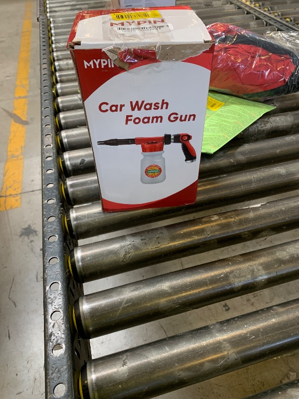 Photo 1 of New Rotary Dial 16 IN 1 Car Wash Foam Gun,Foam Cannon, Adjustable Hose Wash Sprayer with 2.5-6 Bars Foam Blaster, with Nozzles,Wash Mitten &Towel,for Car Cleaning& Garden Use with 1/2” Quick Connector