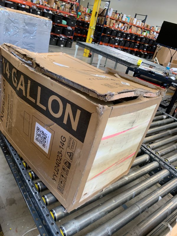 Photo 1 of 14 Gallon Ultra Quiet Air Compressor with 2 Quick Couplers 2HP 8.75 CFM, Max 115 PSI Pressure Oil-Free Air Compressor Tank, 70dB Quiet Compressor for Auto Repair, Tire Inflation 110V/60hz
