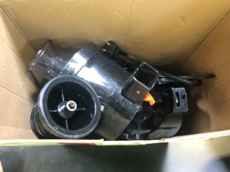 Photo 1 of Cold Press Juicer, 5.8" Extra Large Feed Chute Fit Whole Fruits & Vegetables, 350W Slow Masticating Juicer Machines, Easy to Clean,High Juice Yield?Grey?