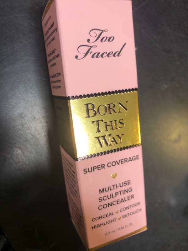 Photo 1 of Too Faced Born This Way Super Coverage Multi-Use Concealer | Full Coverage, Oil Free, Long Lasting + Hydrating, 0.46 Fl Oz, Light Beige