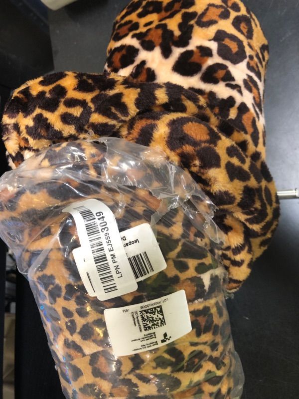 Photo 1 of Edenleaf Leopard Print Blanket Fleece Throw for Bed Sofa Travel and Camping, Super Soft Cozy Fluffy Plush Cheetah Print Blanket for All Seasons 50"x60" (Dark Brown)