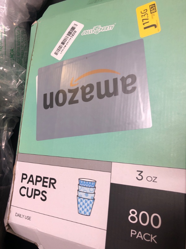 Photo 1 of [800Pack] 3 oz Paper Cups, Small Mouthwash Cups, Disposable Bathroom Cups, Paper Cups for Party, Picnic, BBQ, Travel, and Event, Assorted designs