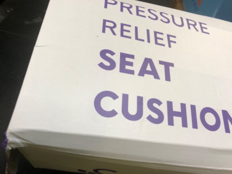 Photo 1 of Cushion Lab Patented Pressure Relief Seat Cushion for Long Sitting Hours on Office & Home Chair - Extra-Dense Memory Foam for Soft Support. Car Pad for Hip, Tailbone, Coccyx, Sciatica - Black