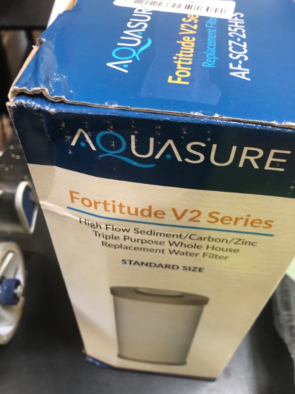 Photo 1 of Fortitude V2 Series Sediment/Carbon/Zinc Bacteria Inhibiting Triple Purpose Replacement Filter - Standard (Sediment/Carbon/Zinc, Standard)