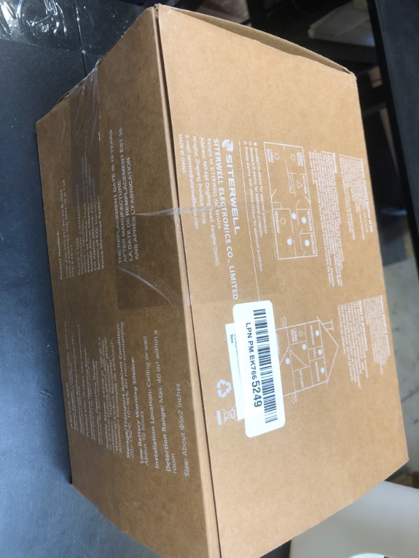Photo 1 of SITERWELL Hardwired Interconnected Smoke and Carbon Monoxide Detector, 10 Year Product Life Alarm Smoke Carbon Monoxide Detector with 2 AA Batteries Back Up, Smoke and CO Detector Voice Alert,5 Pack