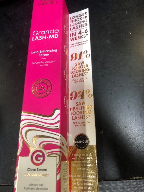 Photo 1 of Grande Cosmetics GrandeLASH-MD Lash Enhancing Serum,4 ml - 6 Month Supply