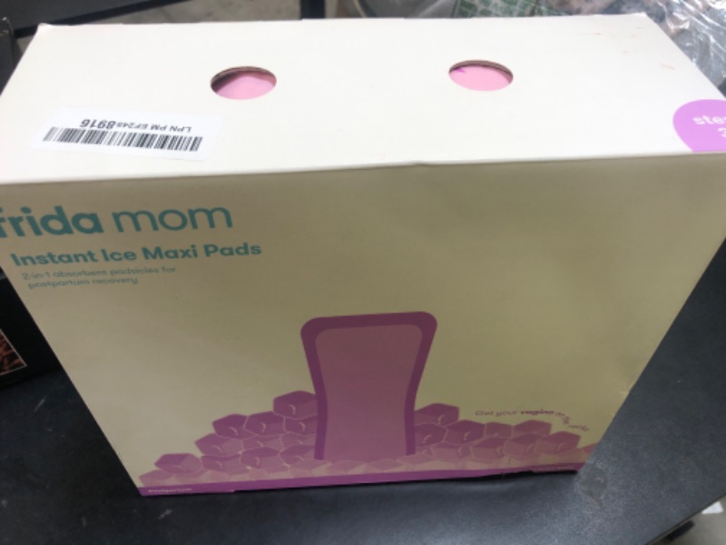Photo 1 of Frida Mom 2-in-1 Postpartum Pads, Absorbent Perineal Ice Maxi Pads, Instant Cold Therapy Packs and Maternity Pad in One