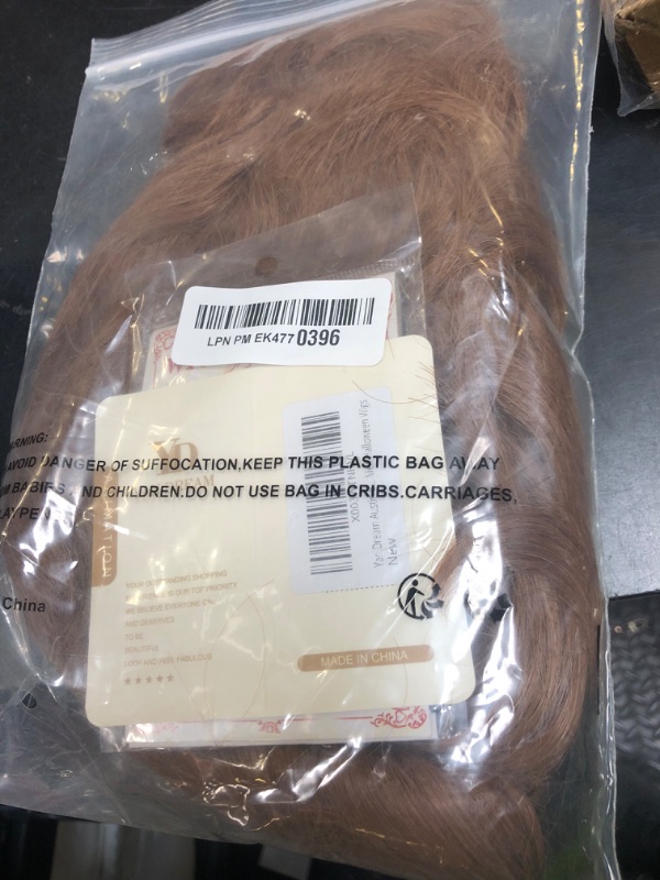 Photo 1 of Yan Dream Men Short Brown Funny Wig with Glasses and Cosplay Teeth 70s Party Halloween Outfit