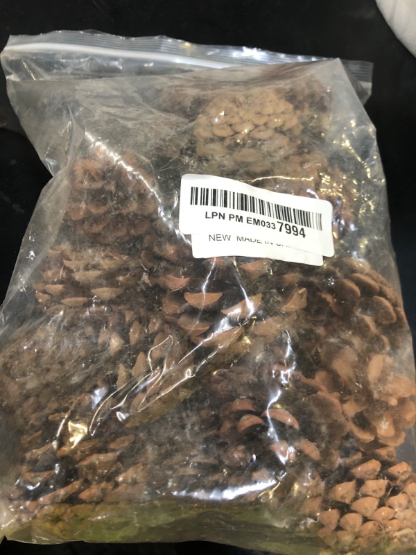 Photo 1 of QHZHANG Christmas Bulk Package of Natural Pinecones for Home Party Decorations-25 Pack (1)