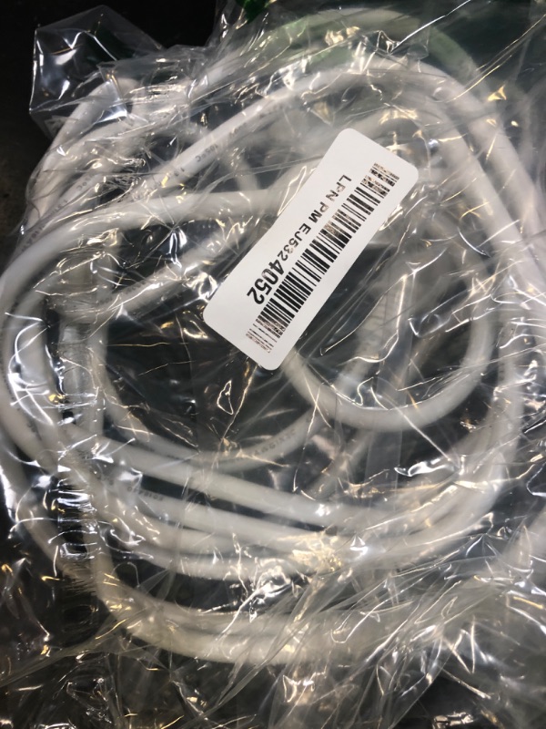 Photo 1 of 16/3 White Indoor Outdoor Extension Cord 6 Ft Waterproof, Heavy Duty Extension Cord with 3 Prong Grounded Plug,13A 1625W 16AWG SJTW, Flexible Weatherproof Power Cable