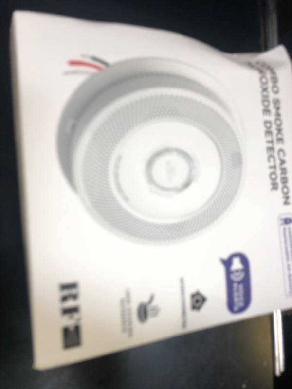 Photo 1 of SITERLINK Hardwired Smoke and Carbon Monoxide Detector with Voice Alert,Wired Interconnected Smoke Alarm and Carbon Monoxide Detector Battery Backup,Fire Alarms and CO Detector for Home, 1-Pack