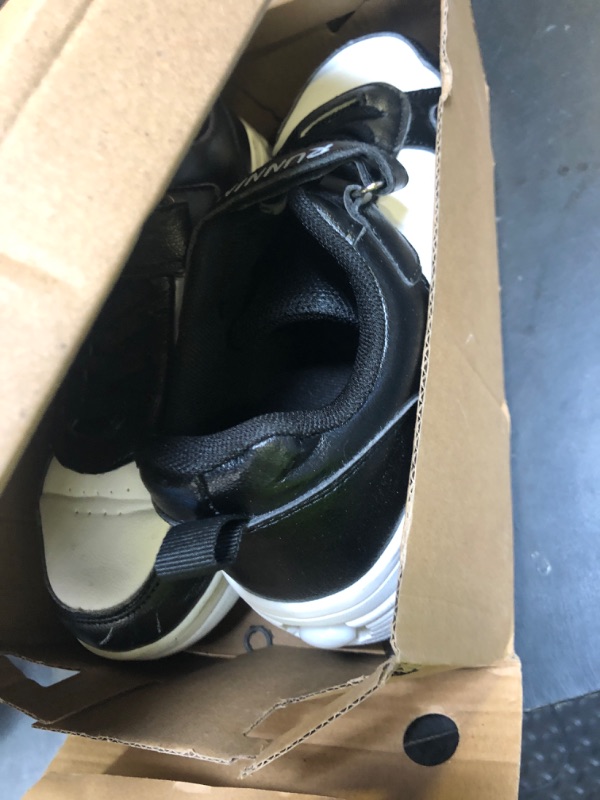 Photo 1 of HSQ Roller Skate Shoes for Girls Boys Kids Detachable Wheeled 2 in 1 Skating Shoes with Wheels Fashion Sneaker Ages 5-8,8-12 Black White Size Big Kid 4