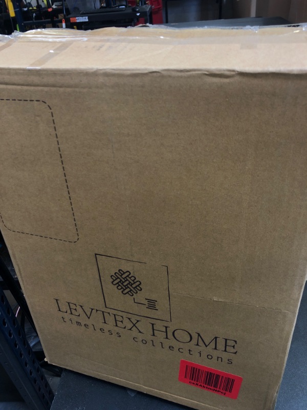 Photo 1 of Levtex Home - English Forest Navy Quilt Set - Full/Queen Quilt and Two Standard Shams - Leaves - Navy, Green, Teal, Blue, Cream - Quilt (88x92in.) and Shams (20x26in.) - Reversible - Rayon/Cotton