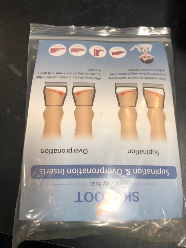 Photo 1 of Skyfoot 3 Layers Adjustable Heel Wedge Inserts for Supination & Pronation Correction, Adhesive Medial & Lateral Heel Insoles for Bow Legs, Knee Pain, Foot Alignment (L: W 7-11, M 7-10, Black)