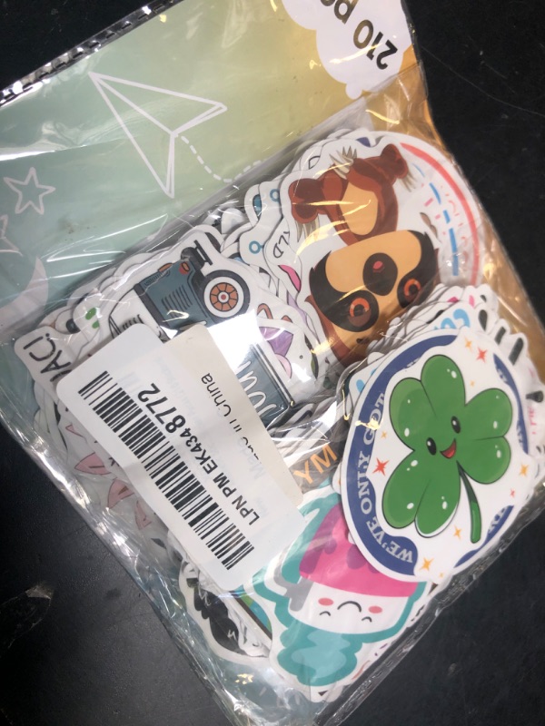 Photo 1 of 210 Stickers for Water Bottles Laptop Skateboard Computer Cute Waterproof Vinyl Aesthetic Stickers Bulk Sticker Packs for Kids Teens
