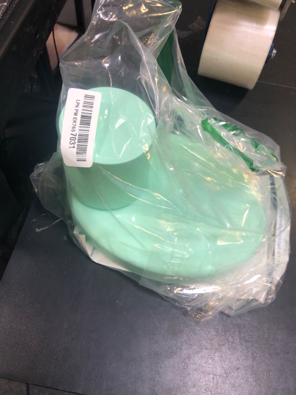 Photo 1 of Travel Tray Oval USA Made Extend Your Current Cup Holder to Hold a Cup Plus A Tray for Snacks, Toys and Accessories. Use in a Car Seat, Booster, Stroller, Golf Cart, Outdoor Chair, Mint Green
