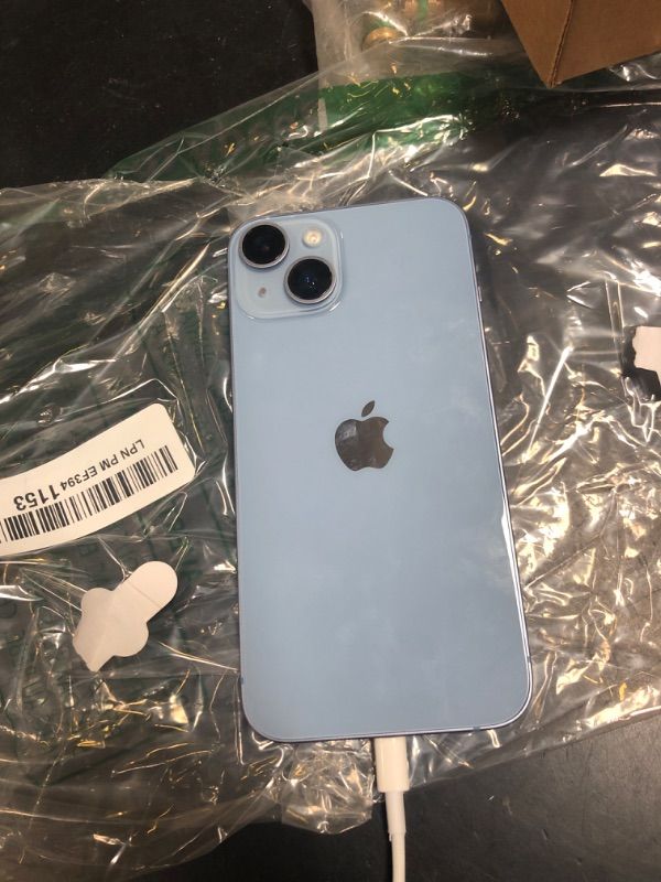 Photo 1 of Apple iPhone 14, 128GB, Blue - Unlocked (Renewed)