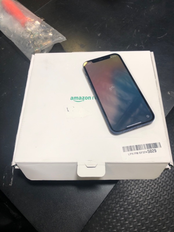 Photo 1 of Apple iPhone 12, 64GB, Blue - Unlocked (Renewed Premium)