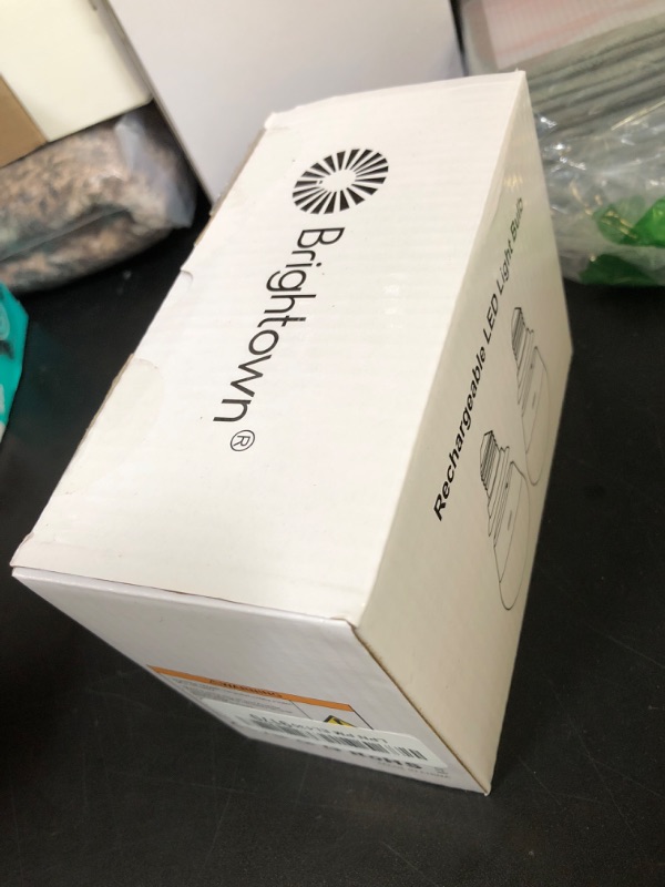 Photo 1 of Brightown E26 Rechargeable Light Bulb with Remote Timer and 3 Color Temperatures, Battery Backup Bulb for Sconces and Lamps, E26 Detachable Charging for Non-Hardwired Fixture, Dimmer, 700LM